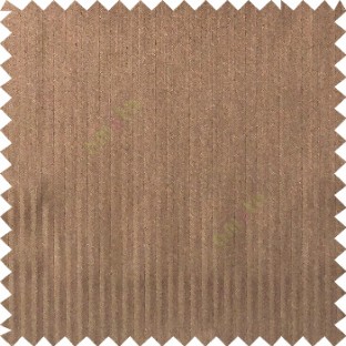 Dark chocolate brown color solid vertical texture straight stripes patterns designless surface with thick background polyester main curtain